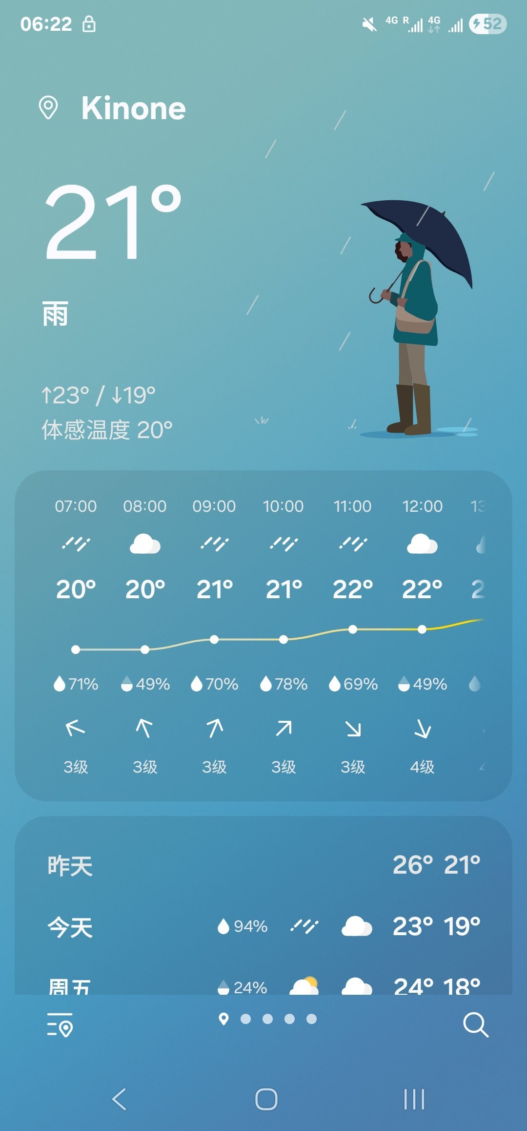 我上次七月来立本体感是45度