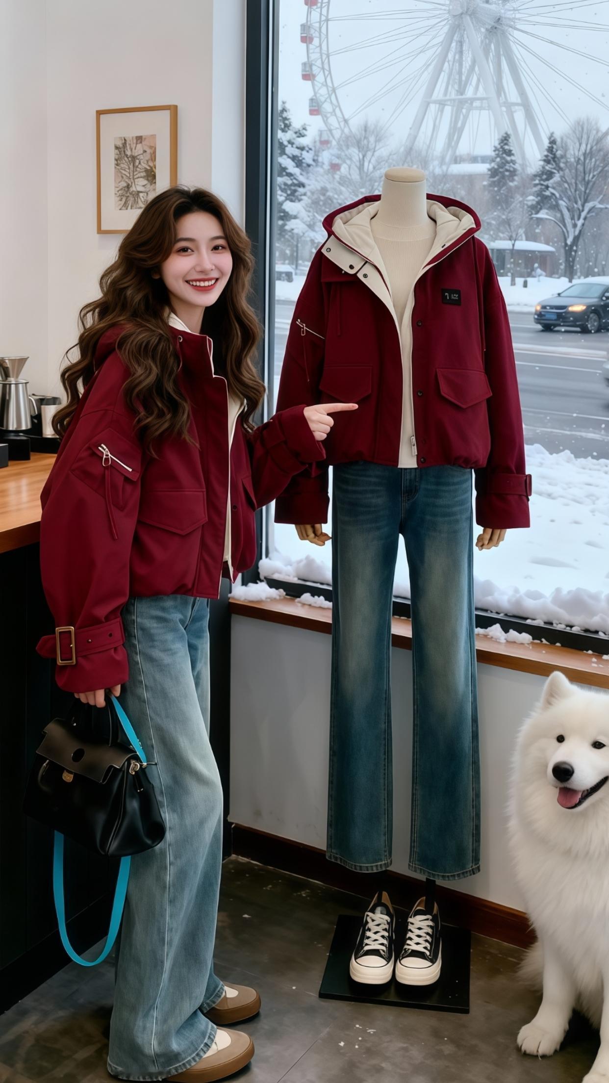 女神范 冬天搭配 减龄气质 冬季穿搭 精致穿搭