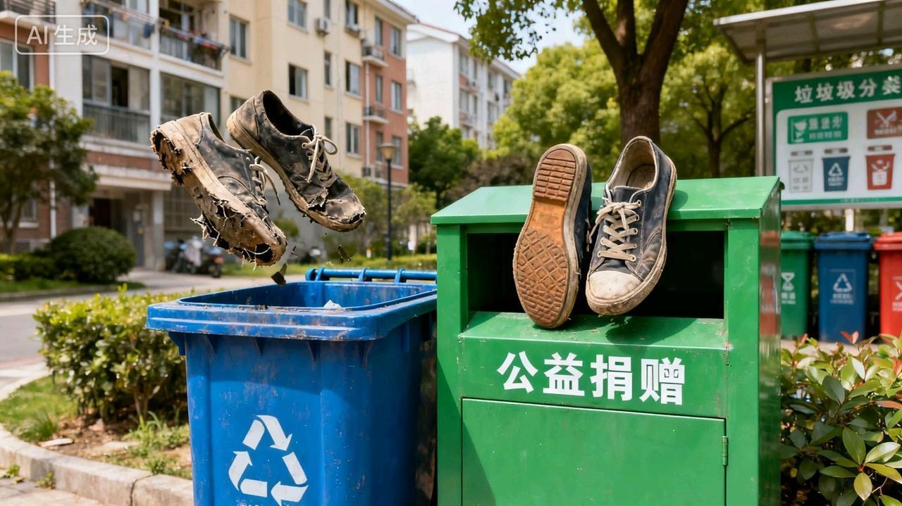 家里旧鞋：扔还是捐？选对方式更有意义
 
处理家里的旧鞋，不用简单纠结“扔”或“
