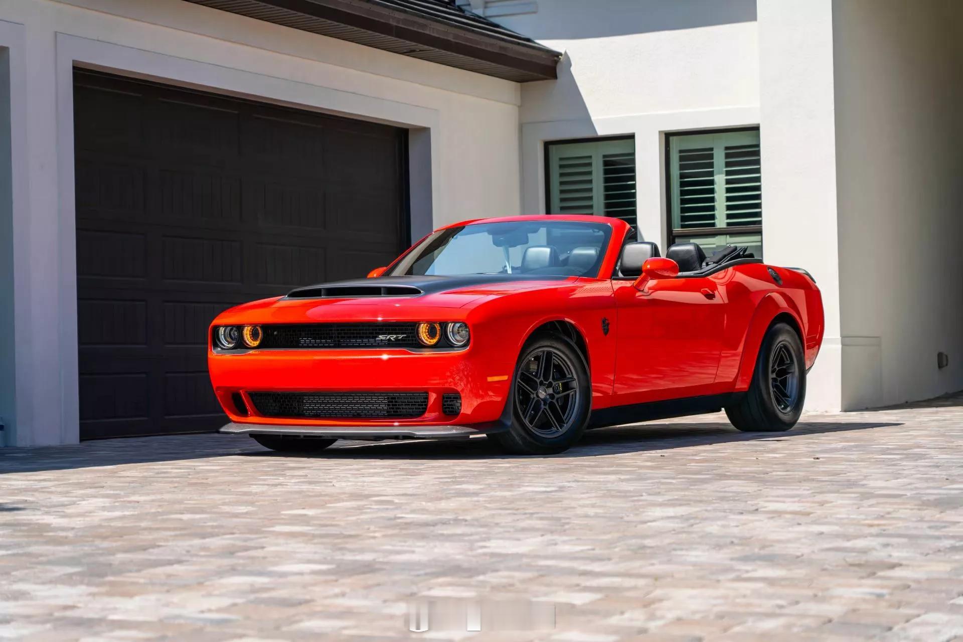 道奇Challenger SRT Demon 170敞篷版 肌肉车敞篷版是一种悖