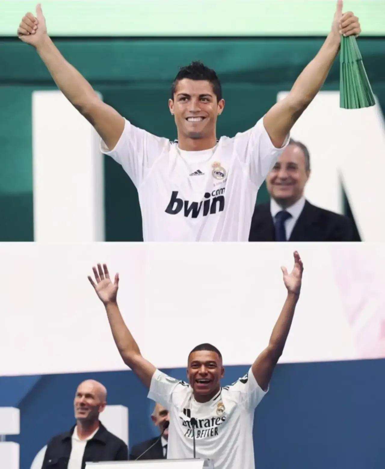 姆巴佩儿时的梦想正在一一实现！众所周知C罗一直是姆巴佩的偶像，7月16日神龟身披