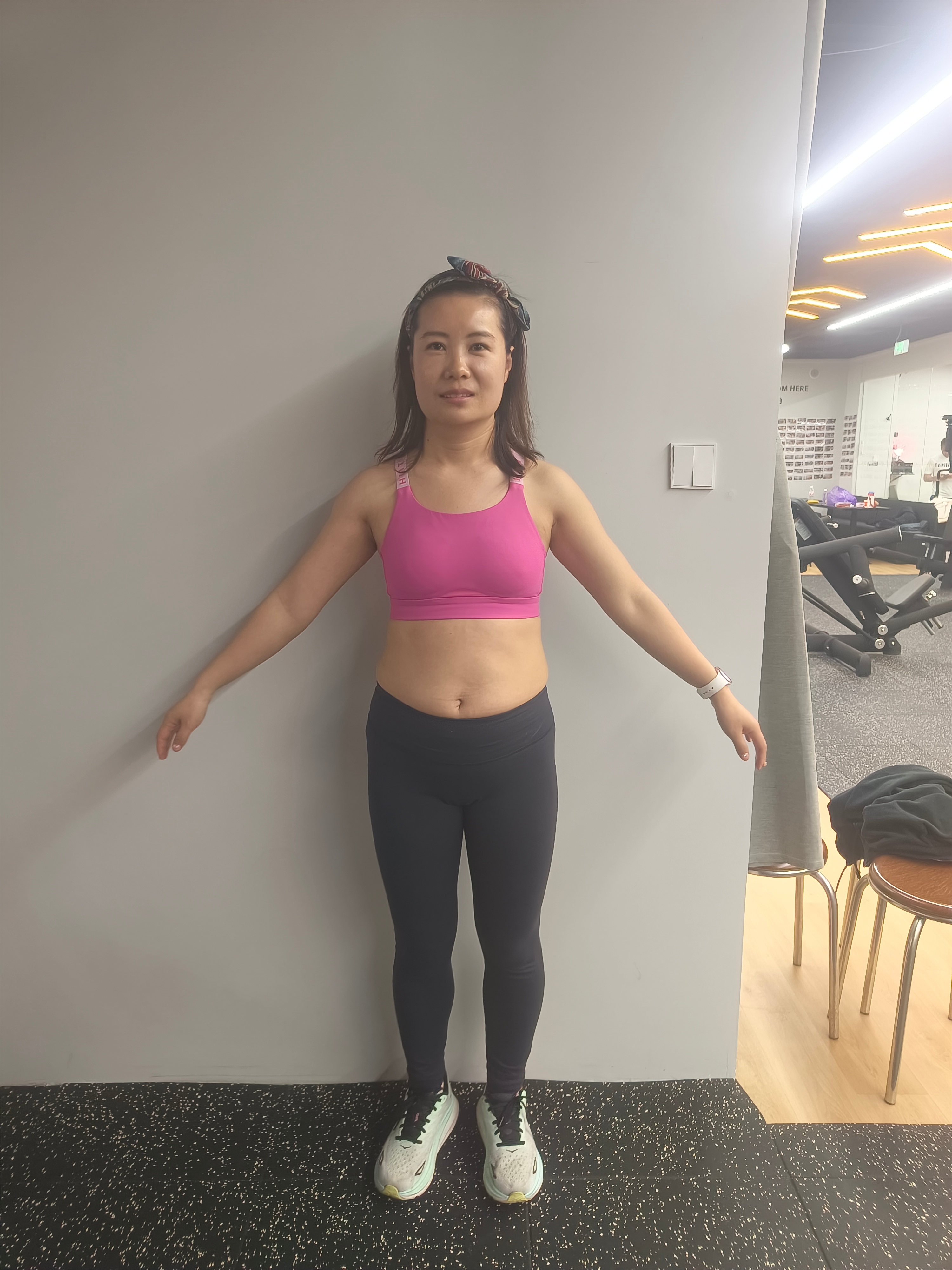 武汉减肥 武汉崔壮减肥班陆月美妈周静，身高160，体重107斤-96斤，体脂肪2