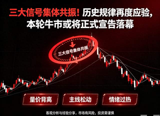 三大信号集体共振！历史规律再度应验，本轮牛市或将正式宣告落幕