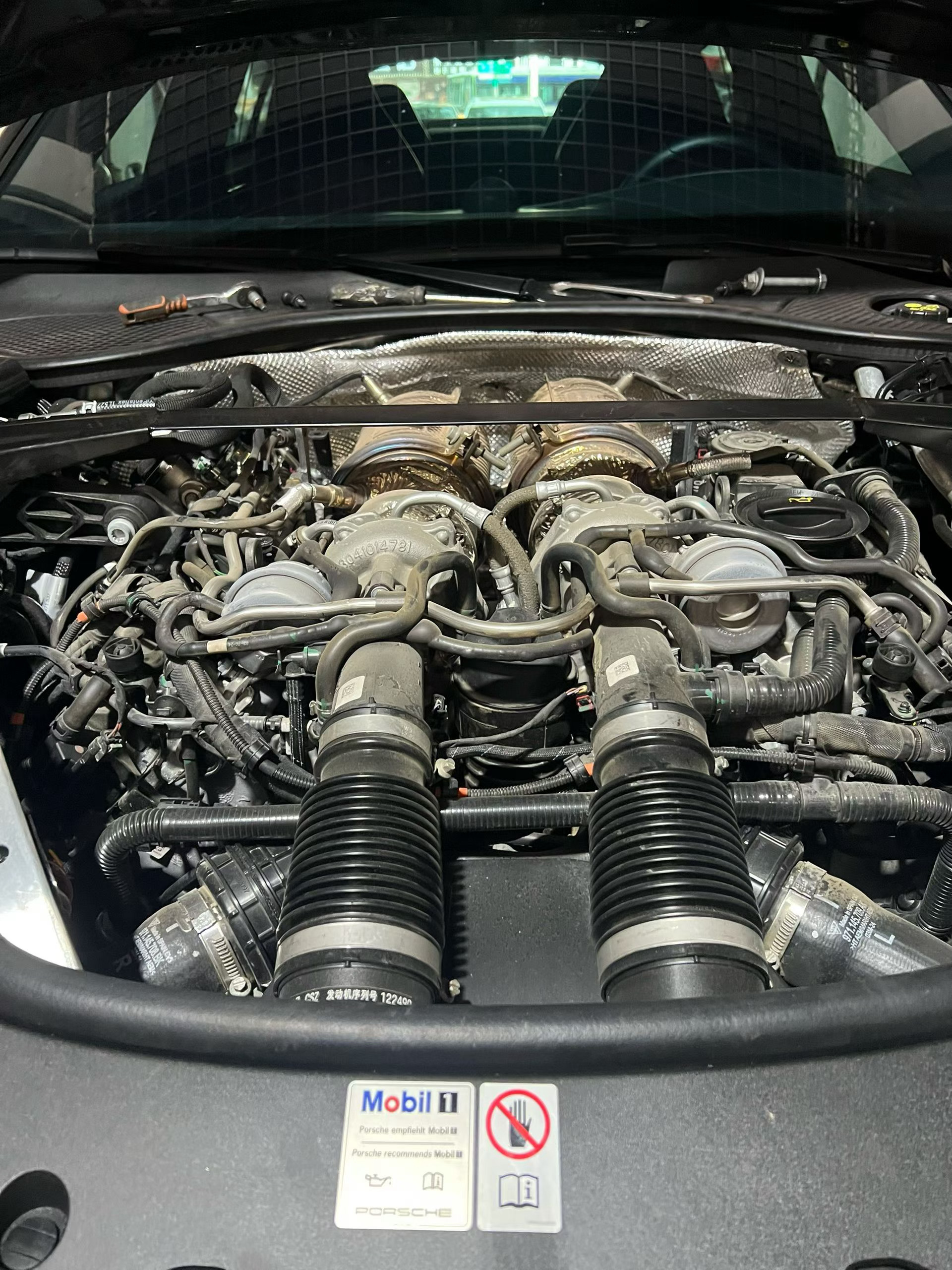 25款 保时捷976 2.9T 解除封印，更换GPF · CSK前管 + 中段，