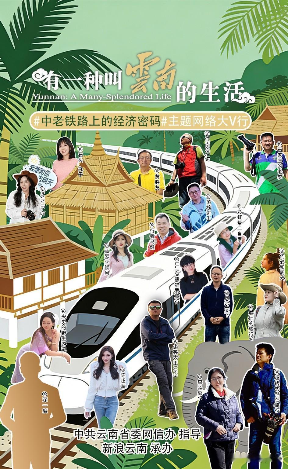 有一种叫云南的生活，
走进中老铁路～