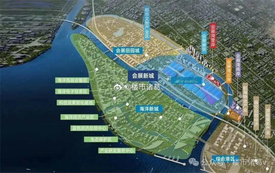会展新城作为前海扩容区的一部分，占地约30平方公里，相当于2个前海、6个后海的面