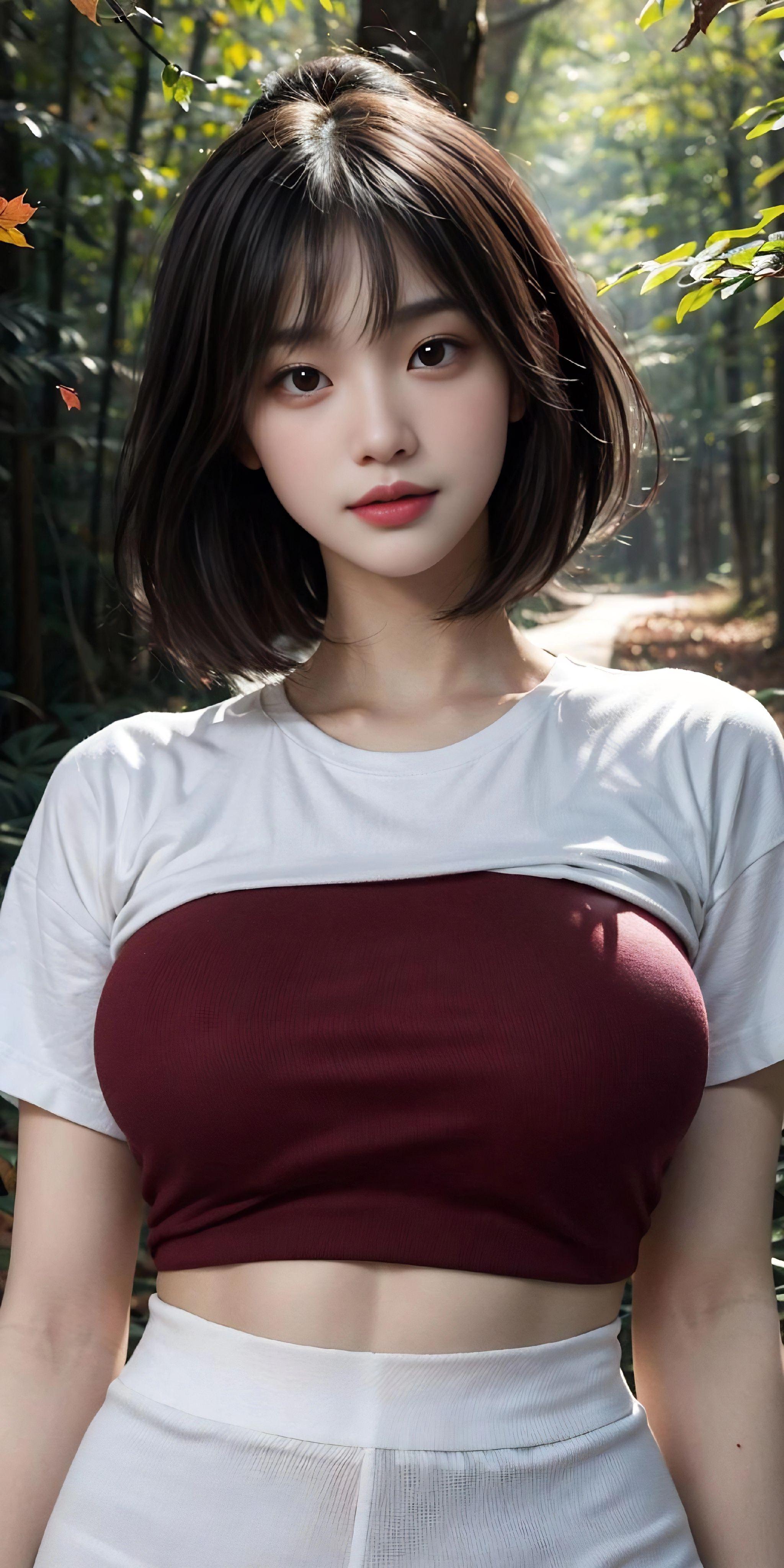 原创 清纯甜美 户外拍摄 性感曲线 完美身材