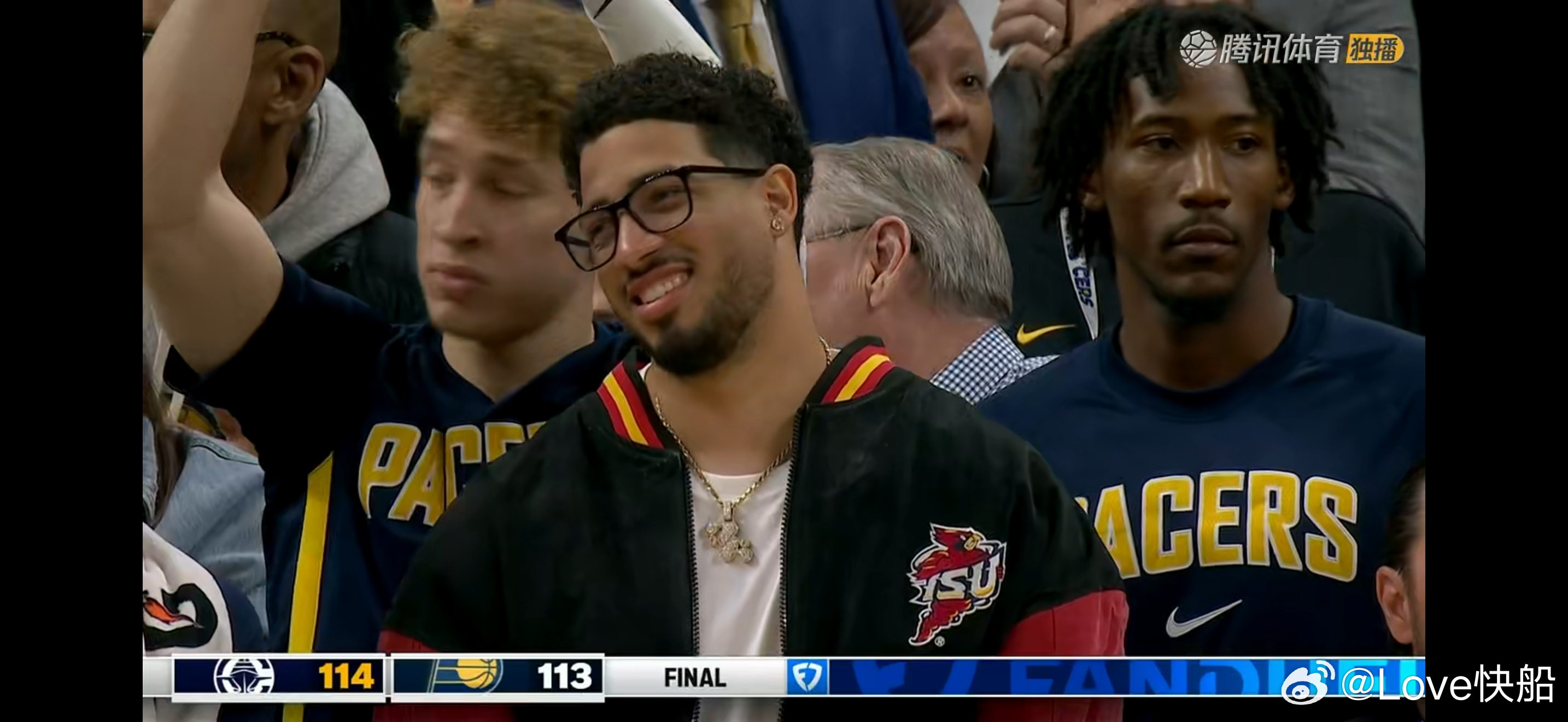 逆天！步行者直接把球发进去了