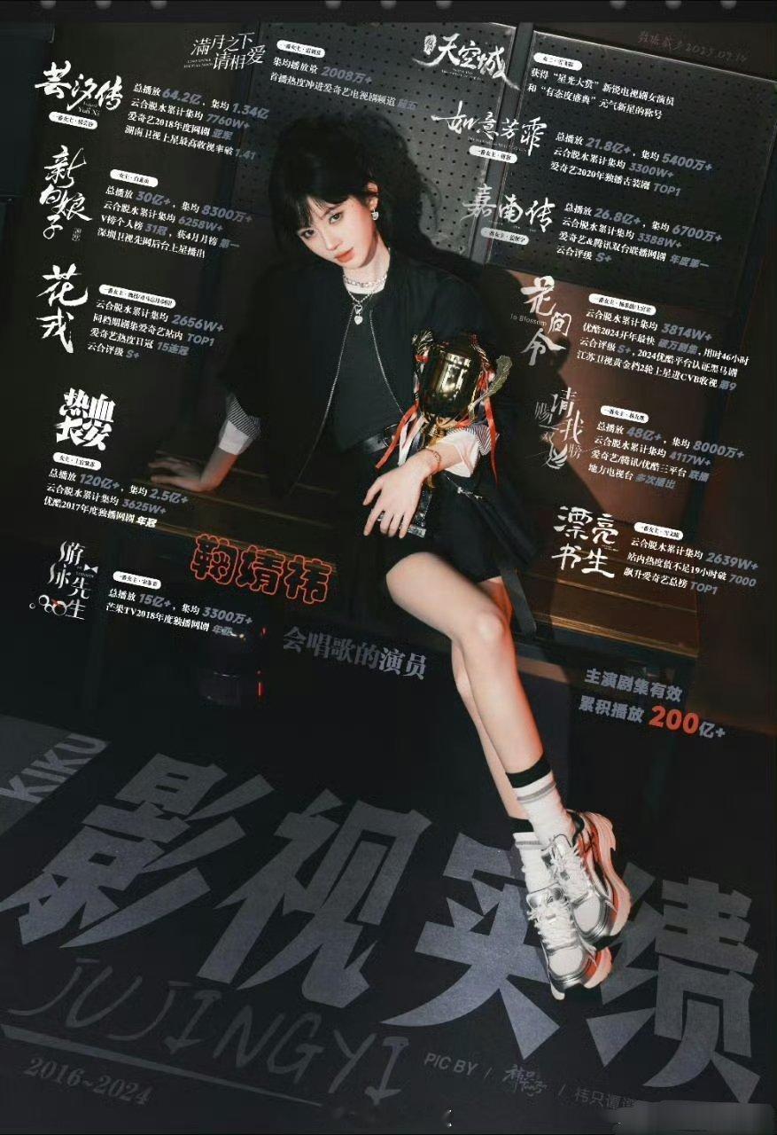 🍊鞠婧祎 实绩在内娱什么水平？ 