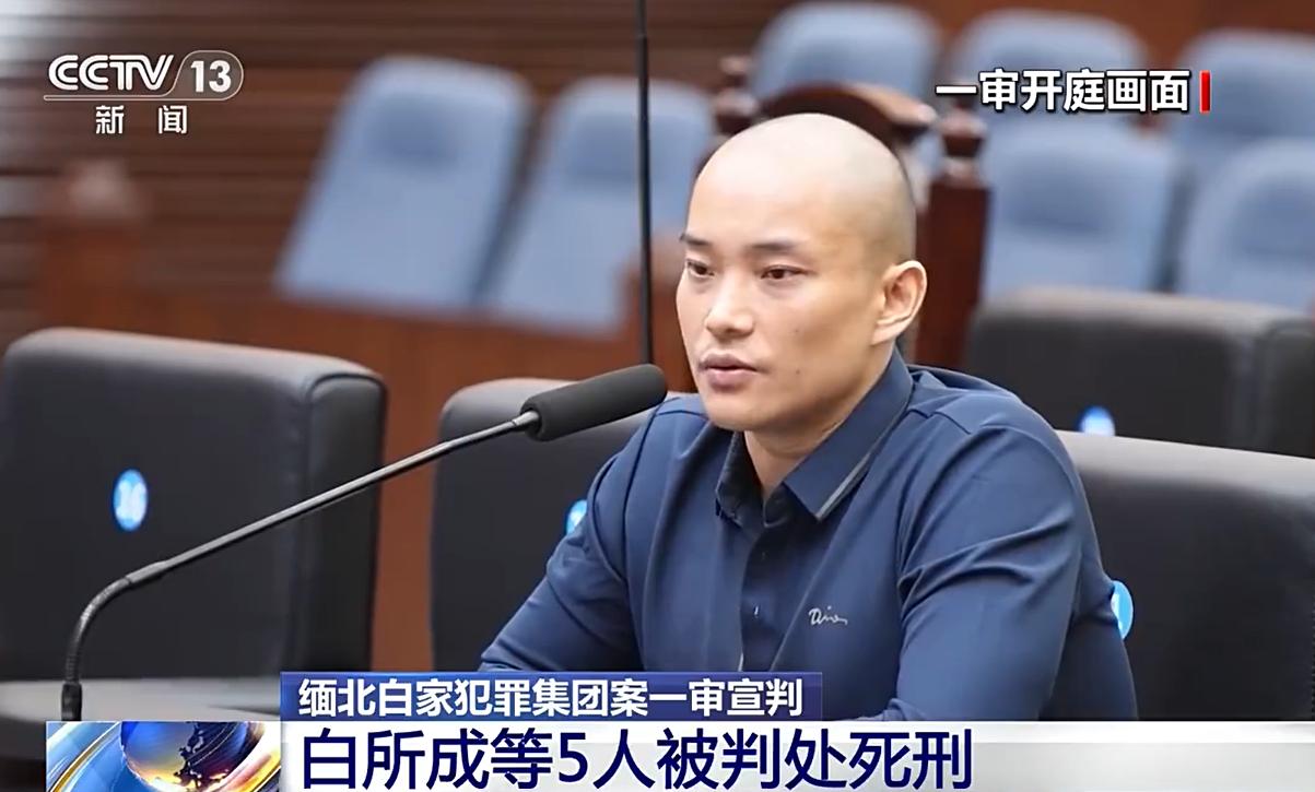 万万没想到，白应苍剃光了头发！
以前白应苍的头发就很稀疏，没想到这次审判之前，白