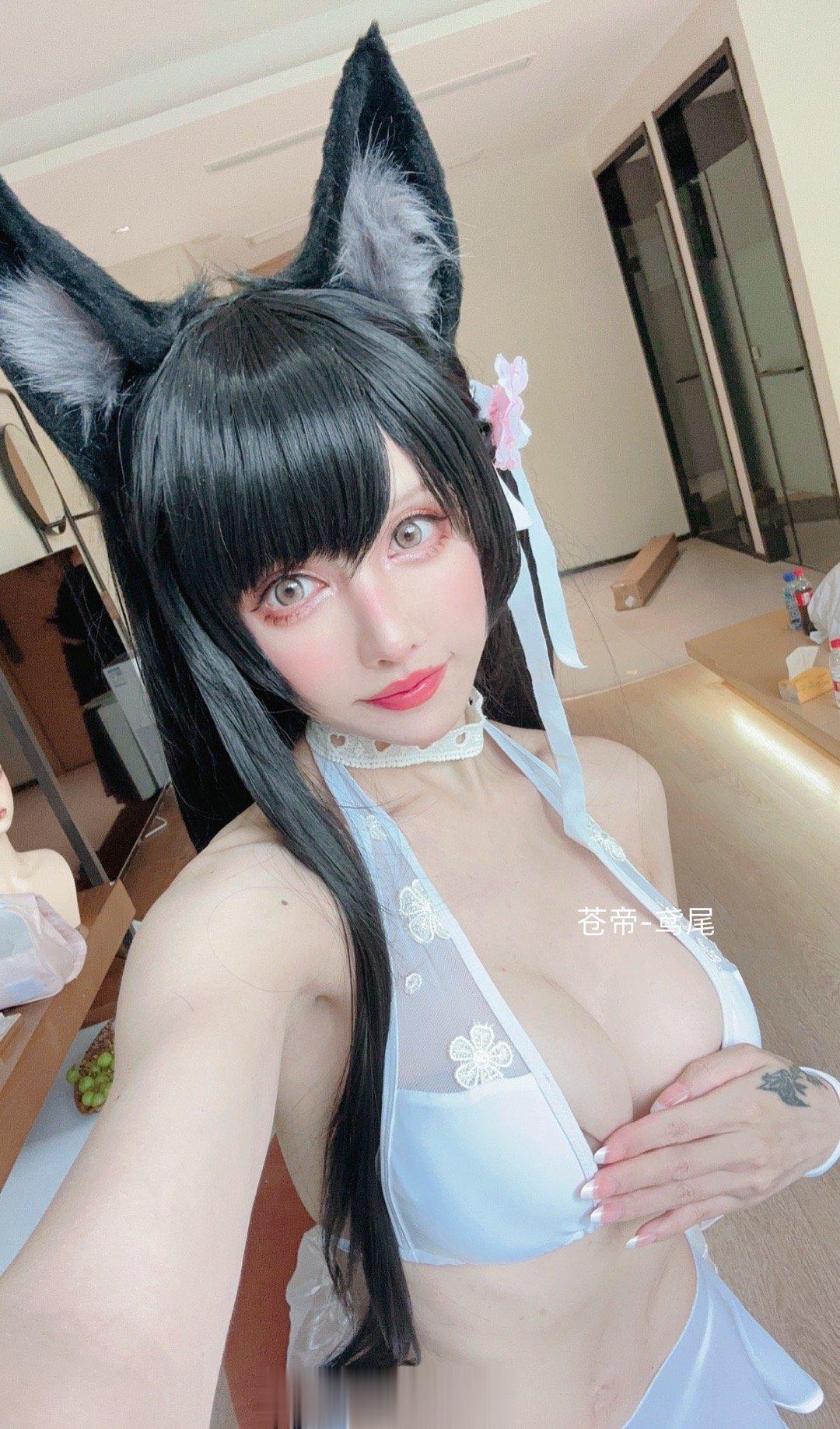 #cosplay[超话]##碧蓝航线[超话]# 补上昨天没发完的大狗狗泳装！[心