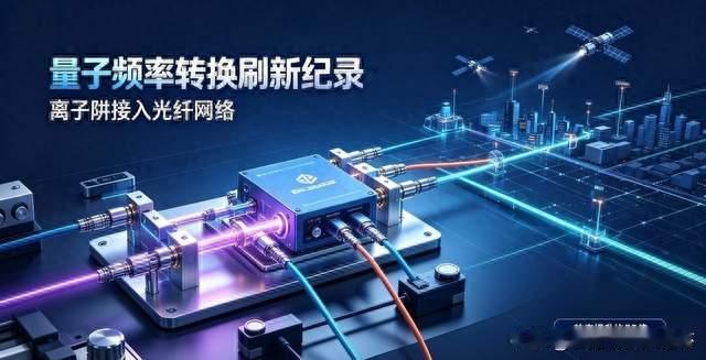 潘建伟团队刷新量子频率转换世界纪录，打通广域量子网络光纤通道