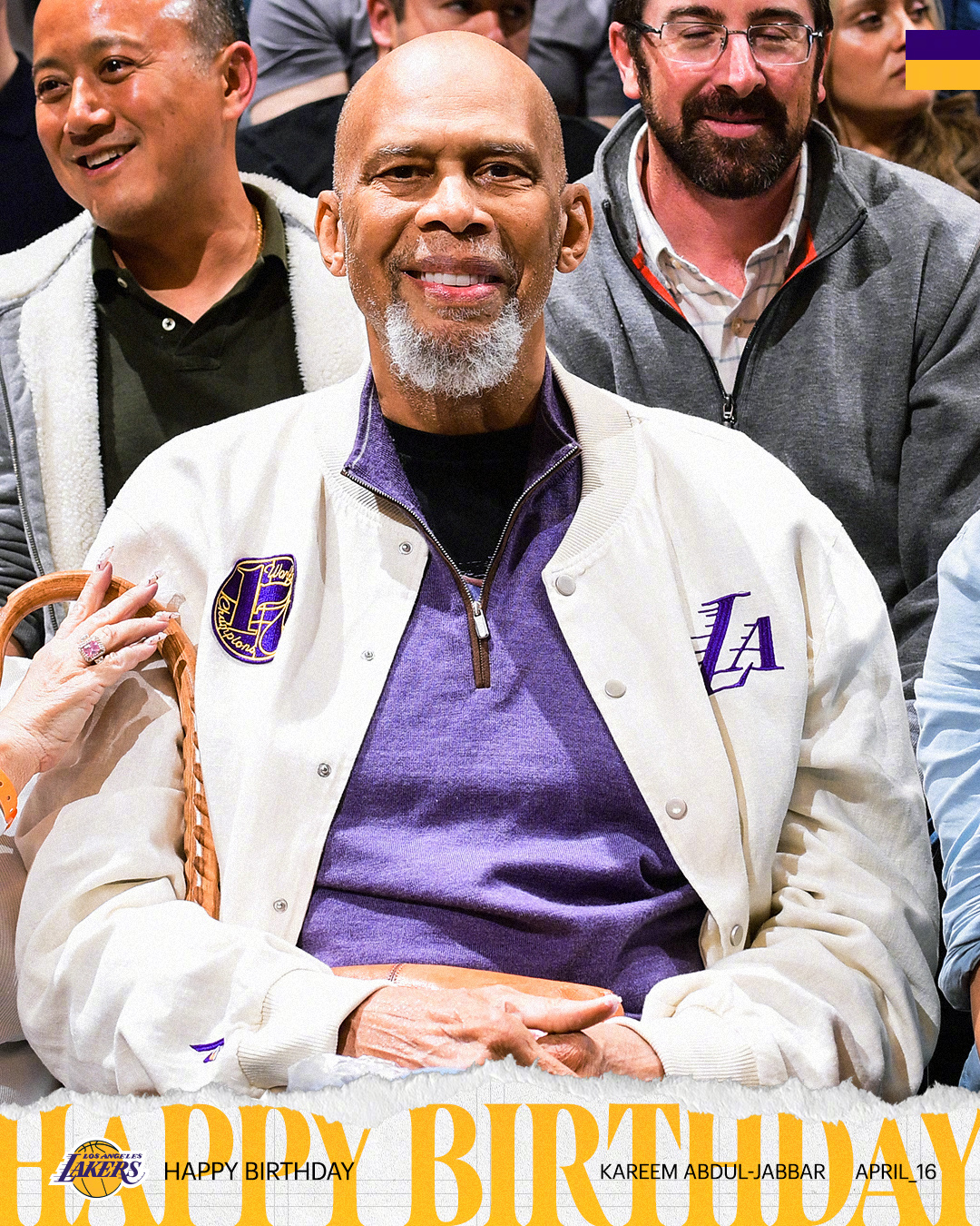 点赞+评论，㊗️我们的老队长贾巴尔生日快乐🎉洛杉矶湖人 痴于伟大 湖人国度