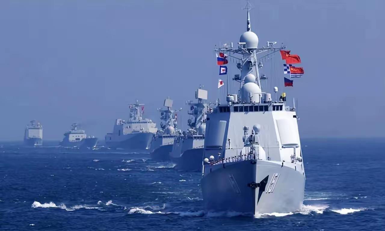 一群乌合之众，还想出来吓人！31国联军摆阵夏威夷，辽宁舰编队亮剑西太。

美国牵