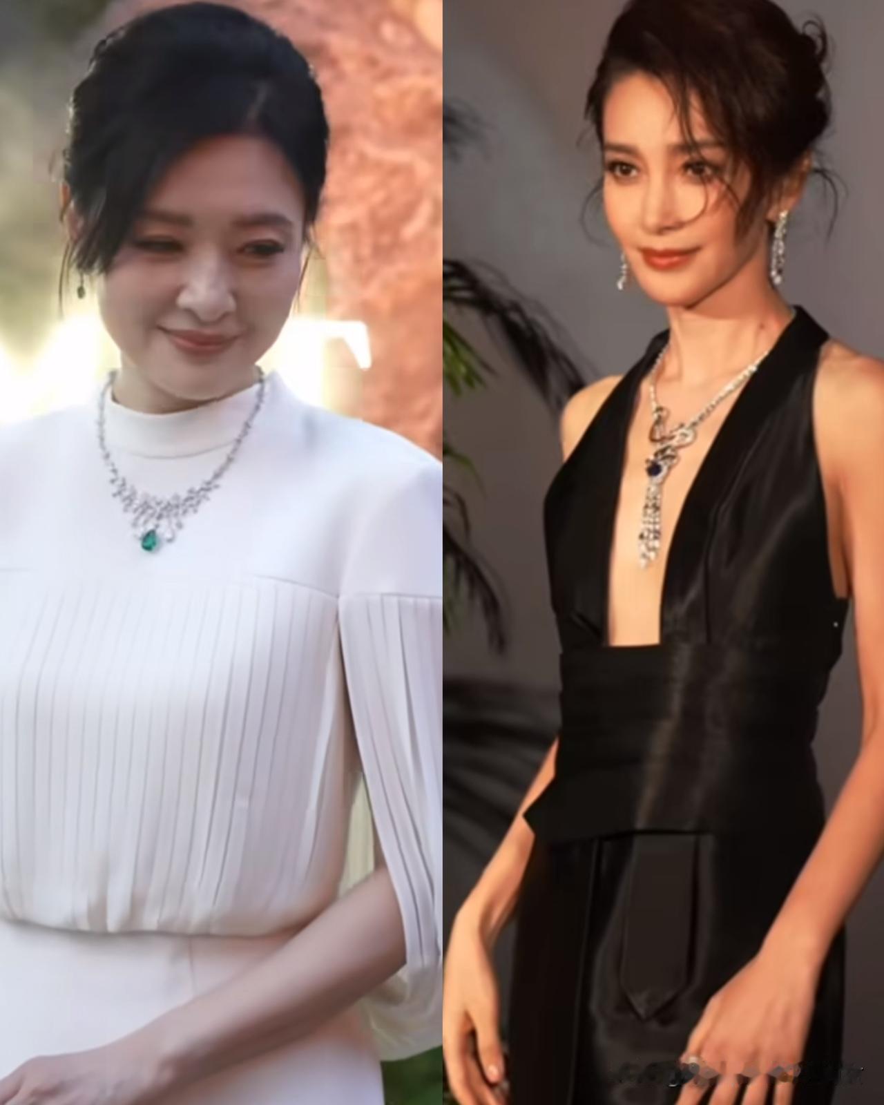 这一夜，李冰冰风情万种，周涛端庄大气，经过岁月沉淀之后的美，越发纯正浓厚！

就