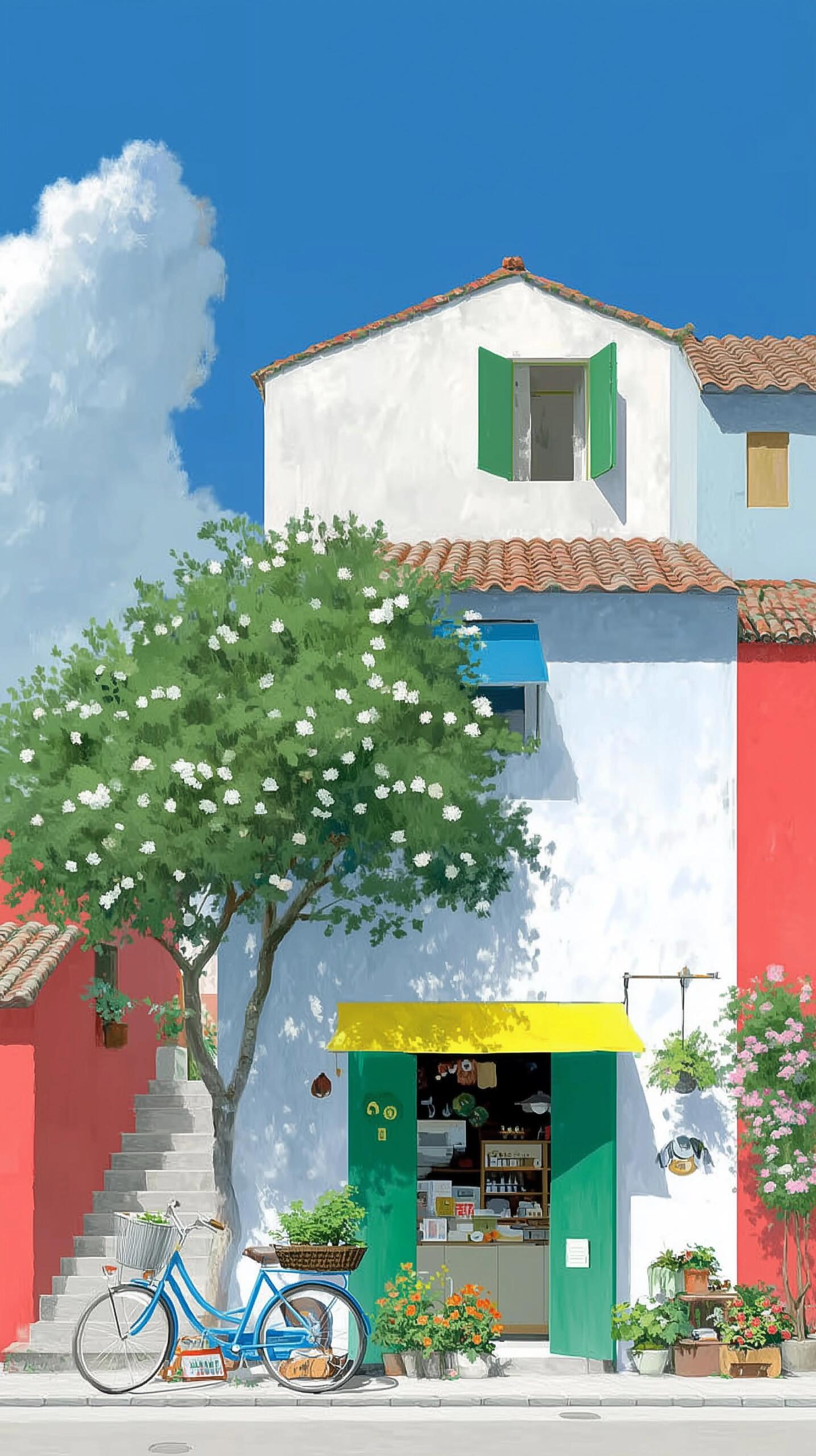 杂货铺总有种让人放松的魔力。木门吱呀作响，空气里混着糖果和旧木香。货架上摆着不成