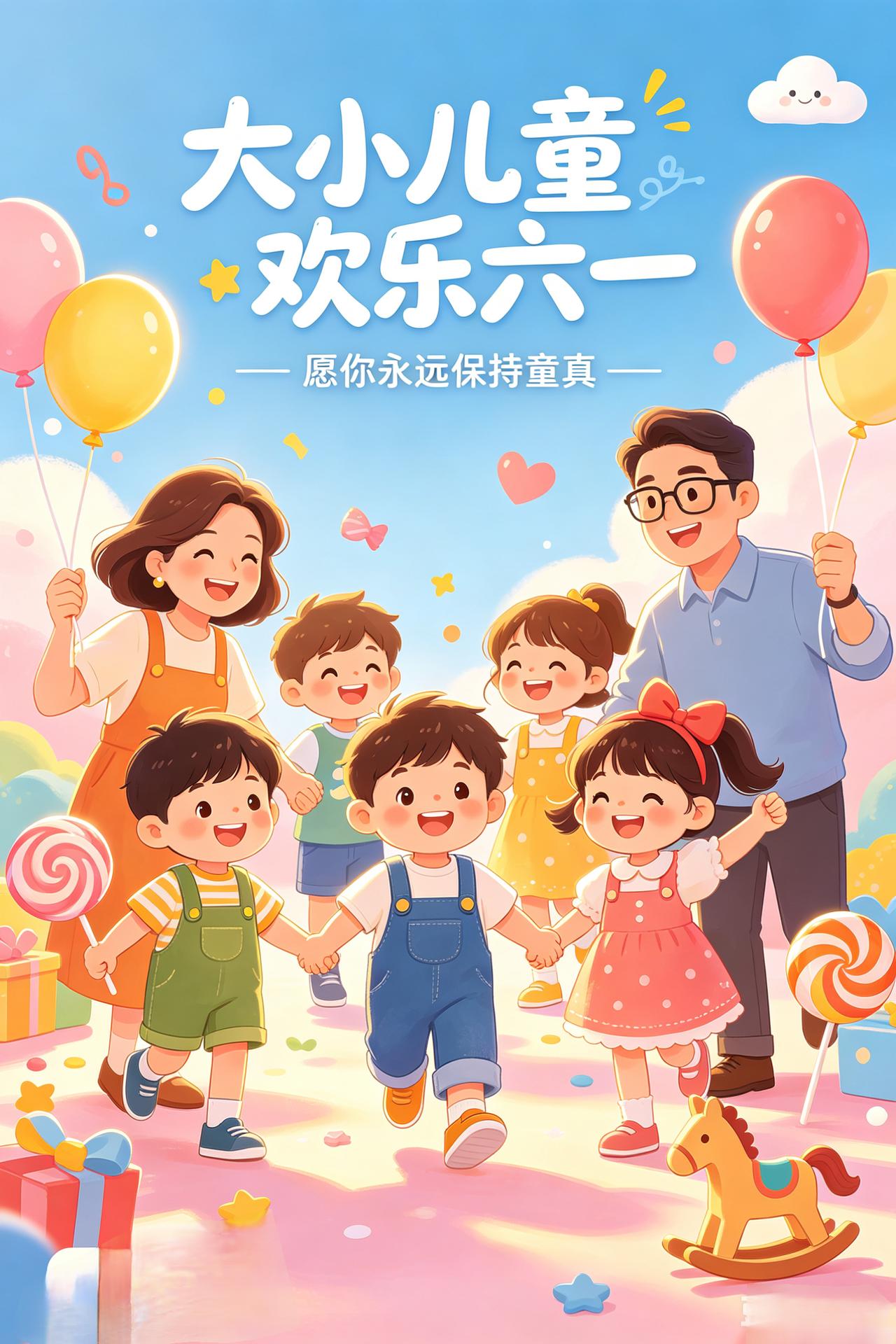 明天就是六一啦，提前祝各位超龄儿童节日快乐！[玫瑰]
年龄不值一提，童心永不褪色