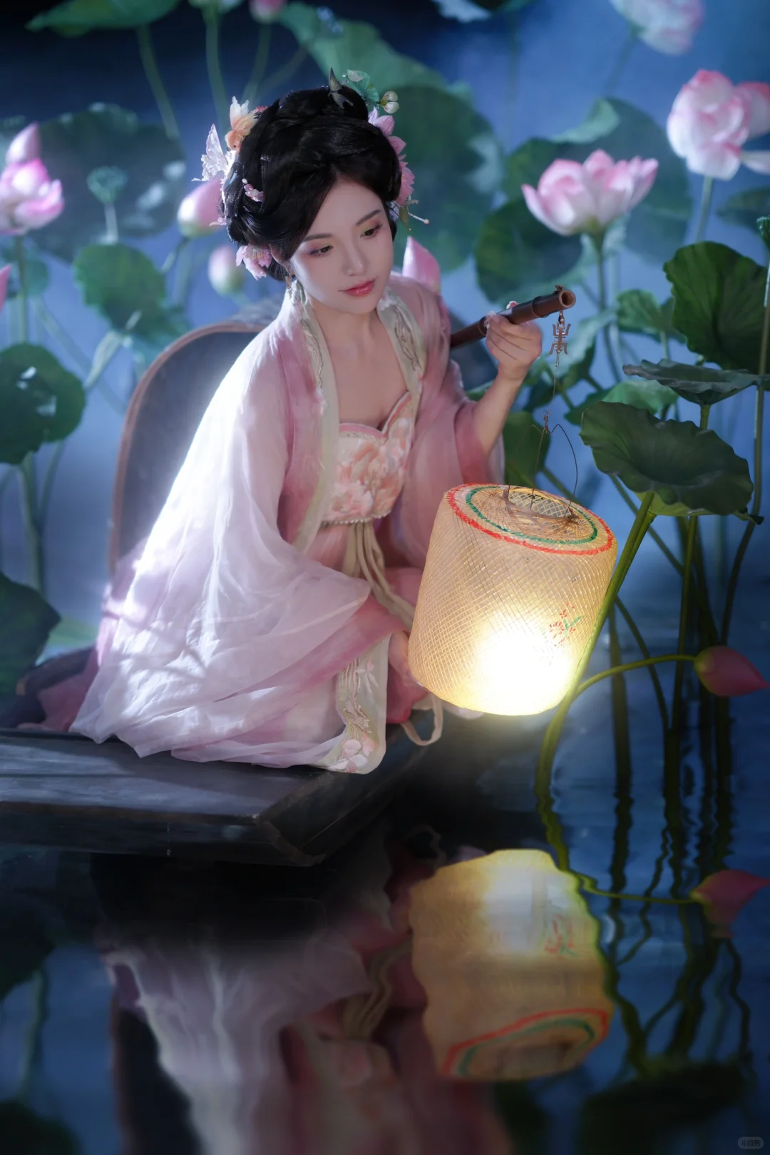 把一整片荷塘月色搬回了家｜西安约拍