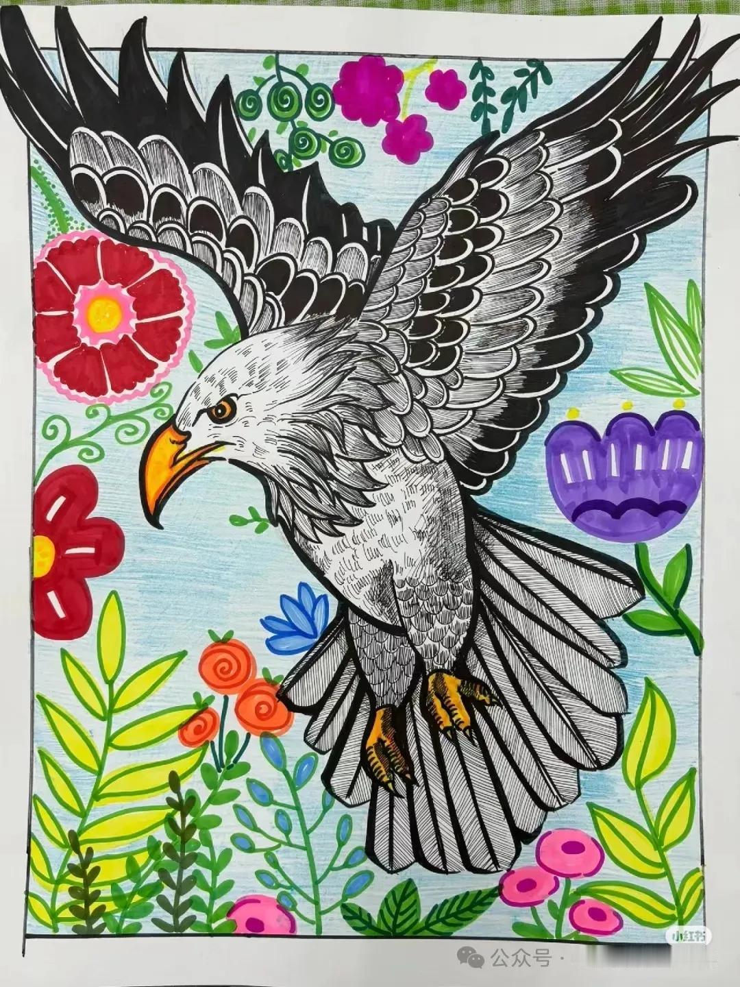 强烈推荐少儿美术绘画14张！#儿童画作分享# #孩子绘画分享# (图片来自网络，