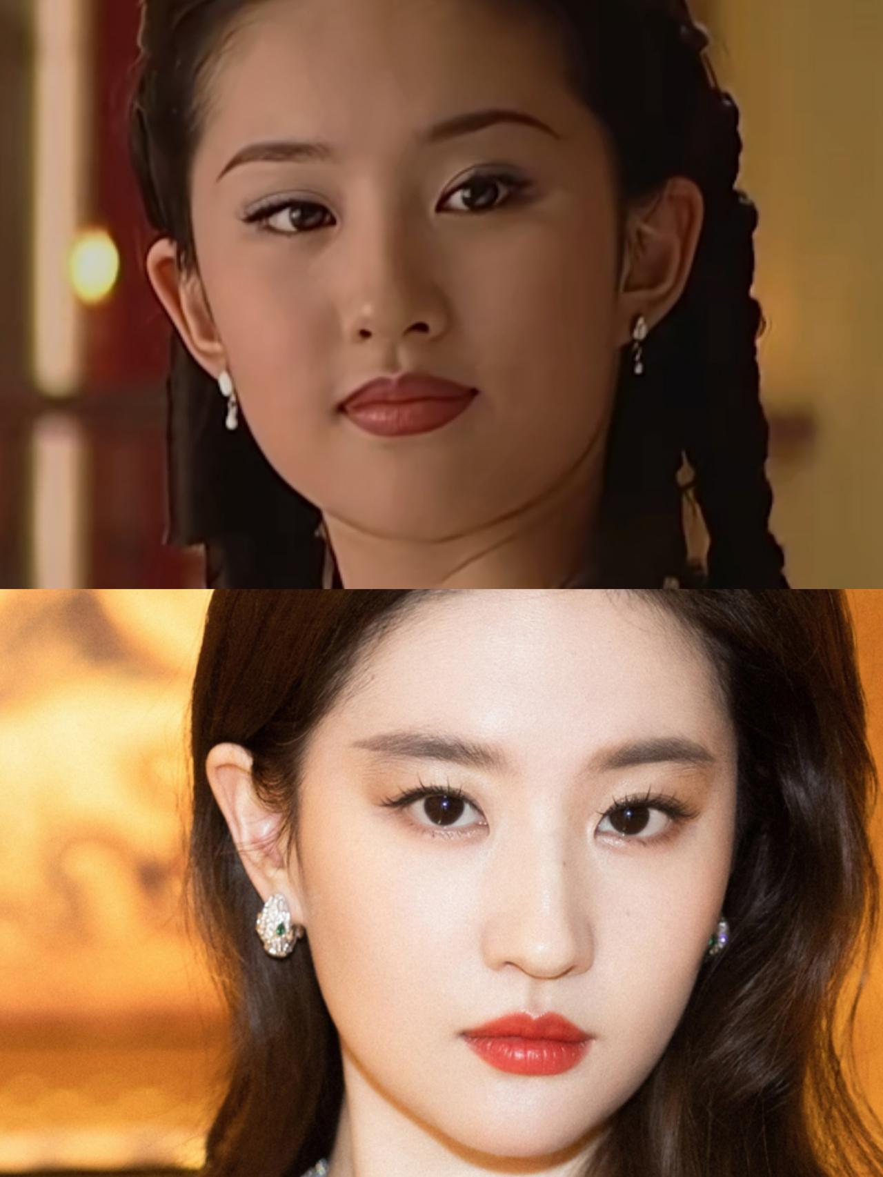 刘亦菲的变化这么大吗？看来之前扮演的白秀珠太过普通，比不上董洁的美貌气质，但是现