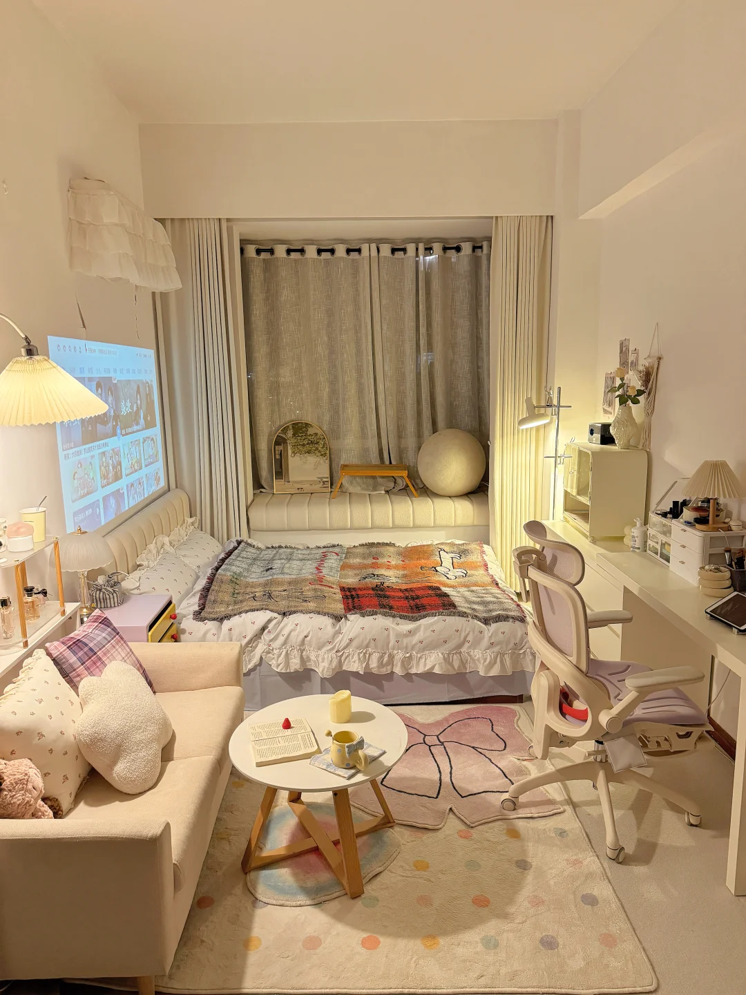 独居女生幸福感满满的小卧室呀！