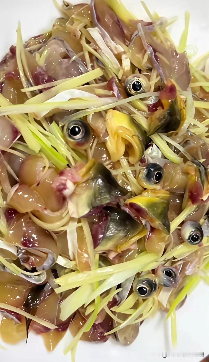 这是哪里的特色菜
看起来怎么下不去嘴呀
不信你仔细看看，
能吃的都是我爸爸
地域