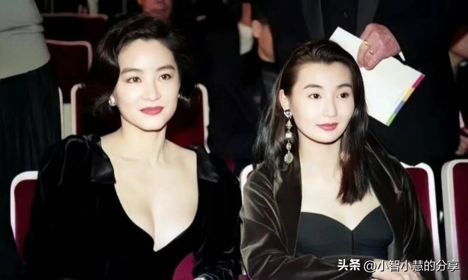 张曼玉年轻的时候颜值并没有林青霞高，但她看着就是特别有气场的一个女明星，天生的电