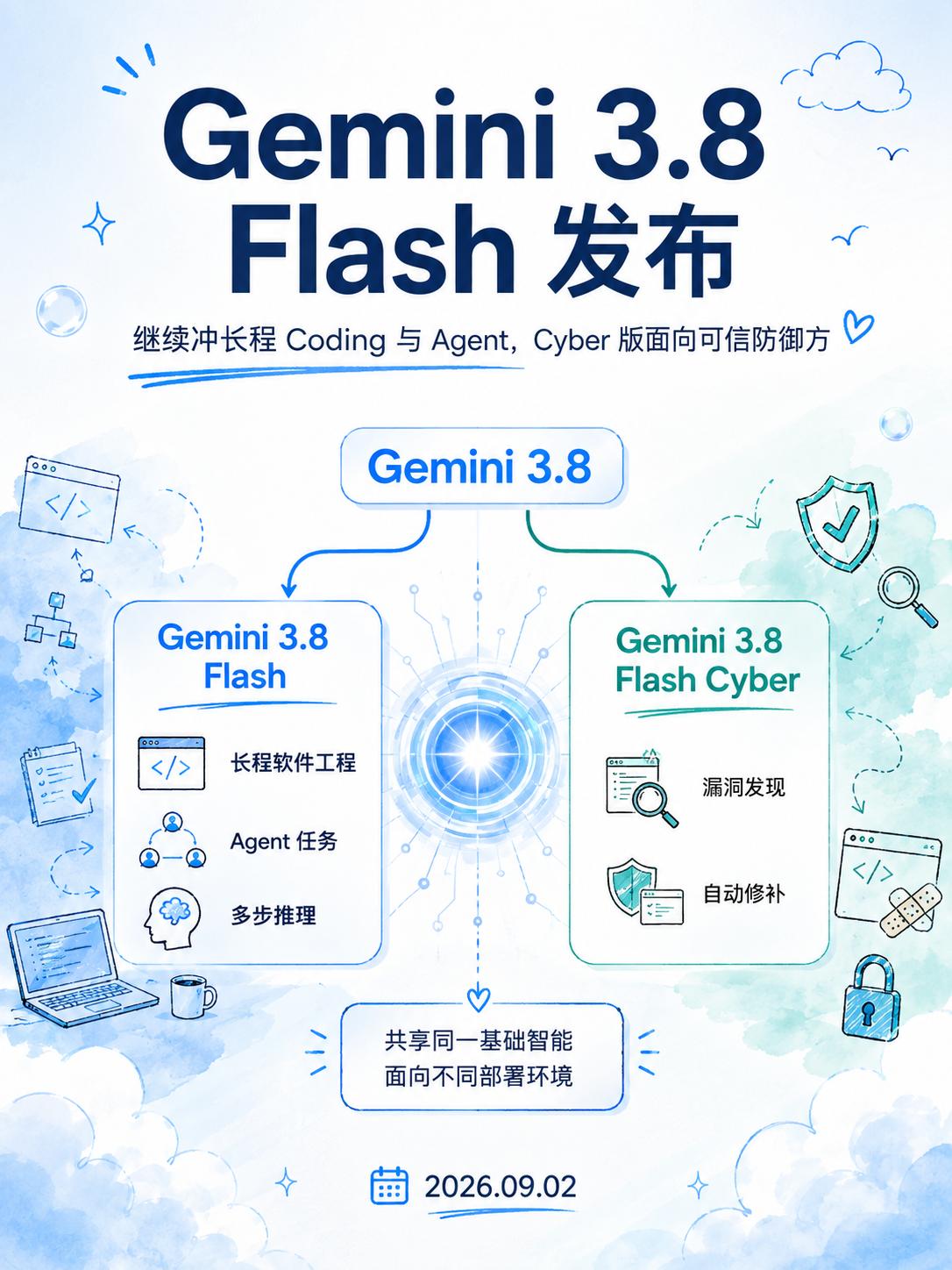 又一个 Flash，Gemini 3.8 Flash 来了

Google 正式