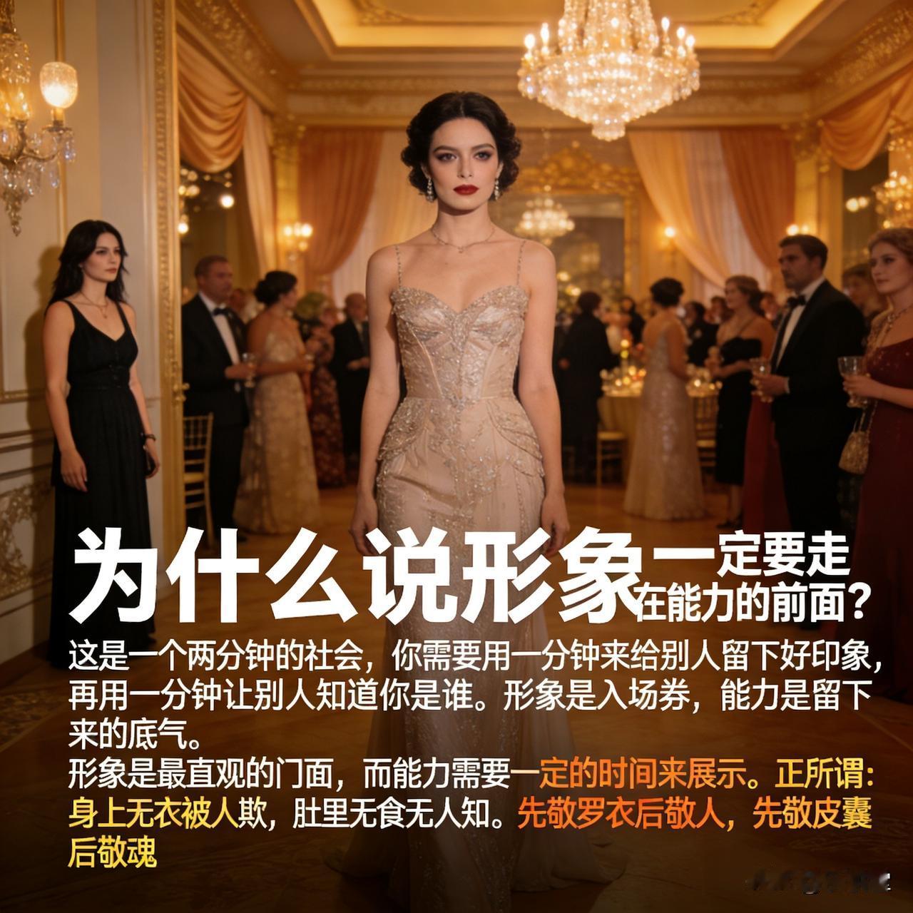 家人们，你们发现没？现在这社会，形象真得走在能力前面！
 
有人说这是“两分钟社