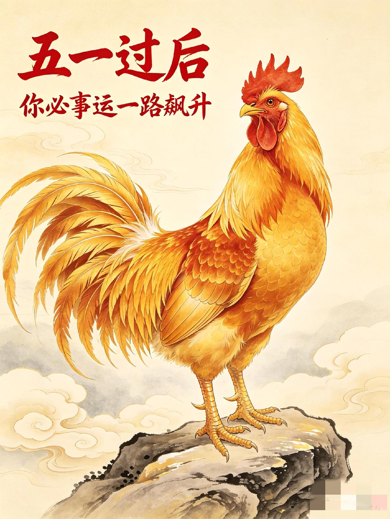 万万没想到！属鸡人五一过后，运势一路飙升
 
🐔属鸡人
鸡：自5月1日劳动节起