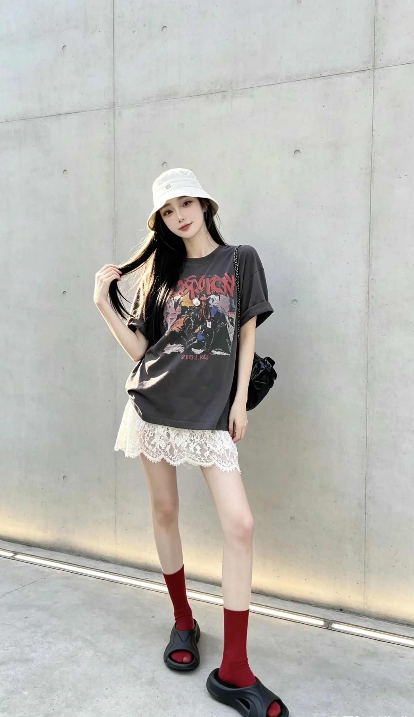 t恤短裙搭配 一眼心动的夏季穿搭 夏季舒适慵懒感穿搭 夏日甜辣风短裙搭...