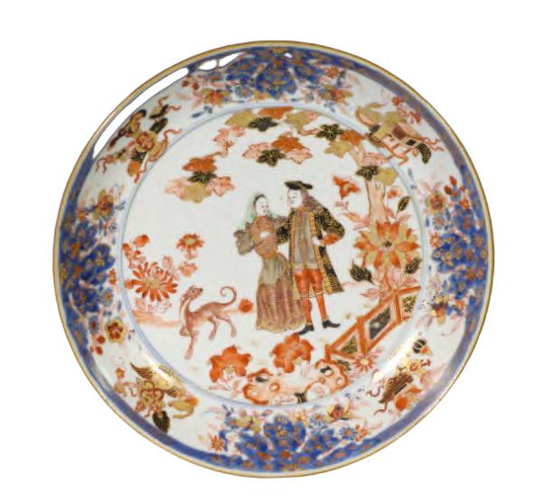 中国瓷器中的路易十四和情妇。“住宅里要是没有中国的花瓶，不能算是一流的住宅。”（