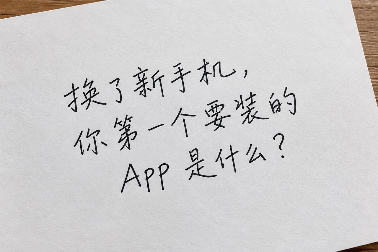 说说看，换了新手机你第一个要装的 App 是什么？