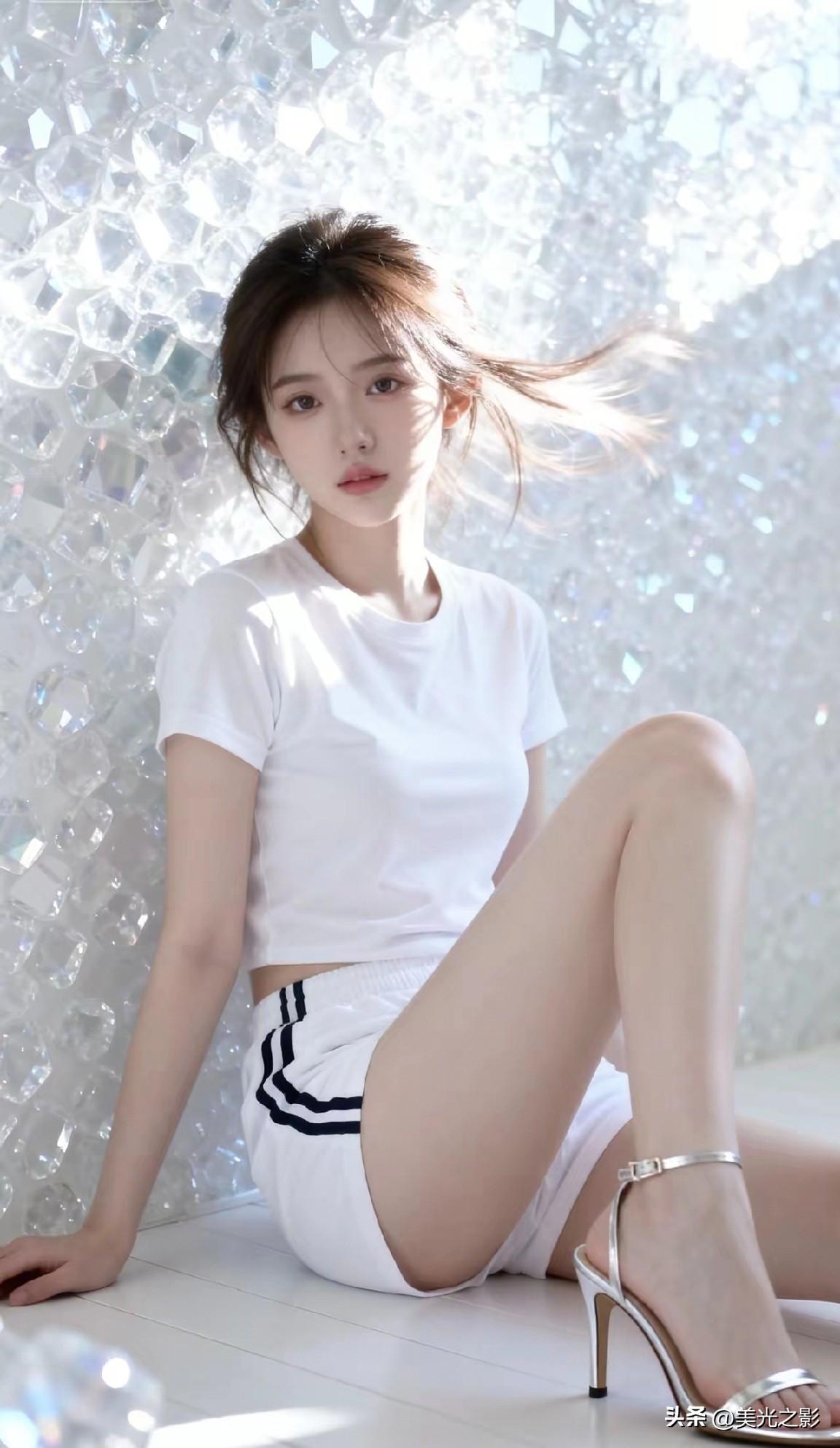 光之影&AI
夏日清新少女，水晶背景下的梦幻时光🌟✨
暖光花海少女 幻彩少女照