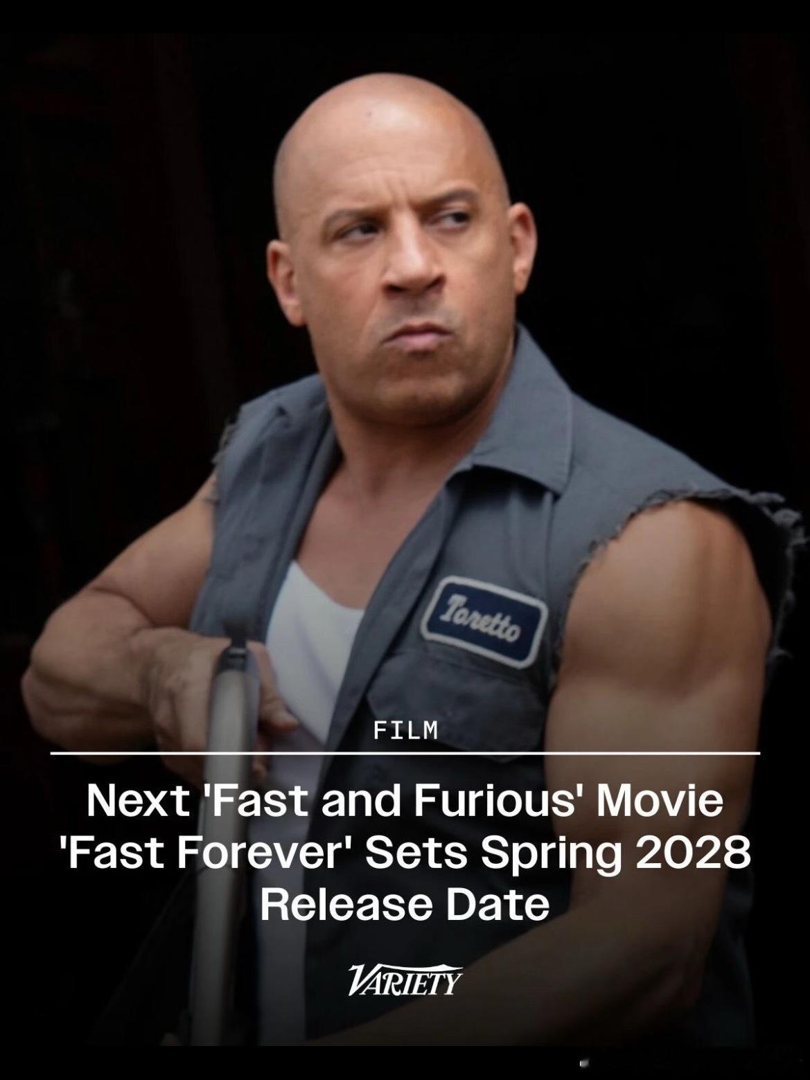 《速度与激情》系列下一部电影定名 “Fast Forever”，将于 2028 