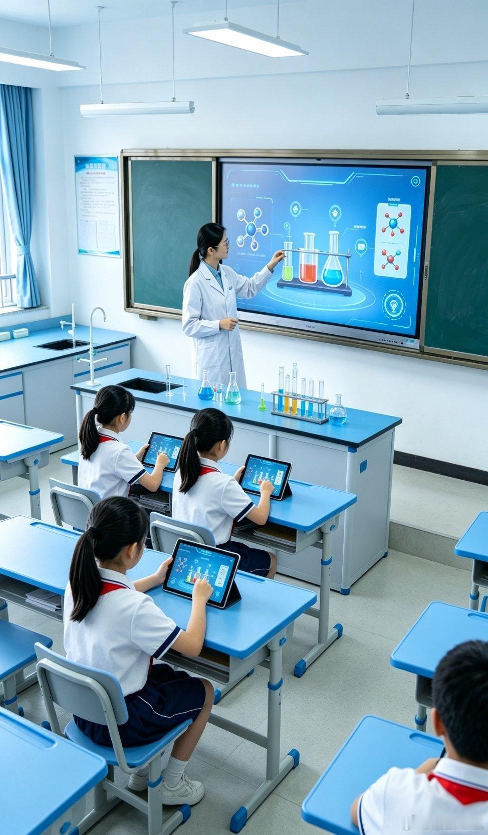 专门贴合国内中小学教学现状打造的AI虚拟实验助教系统正式上线，补齐了不少基层学校