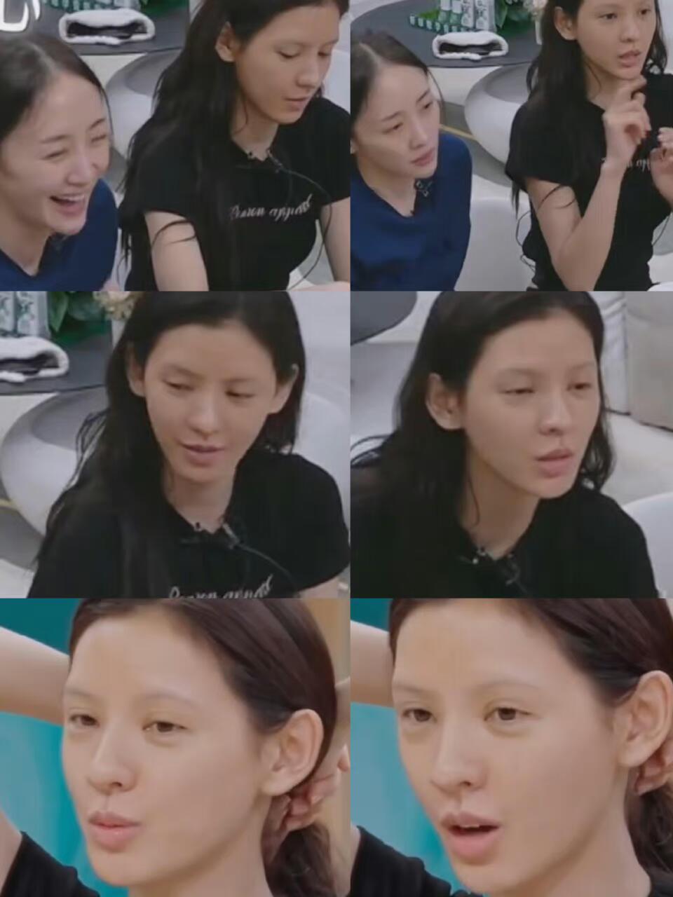 像浪姐这么真实的节目很少了，素颜是真素颜啊，看了她们的素颜之后咱们再也不用焦虑了