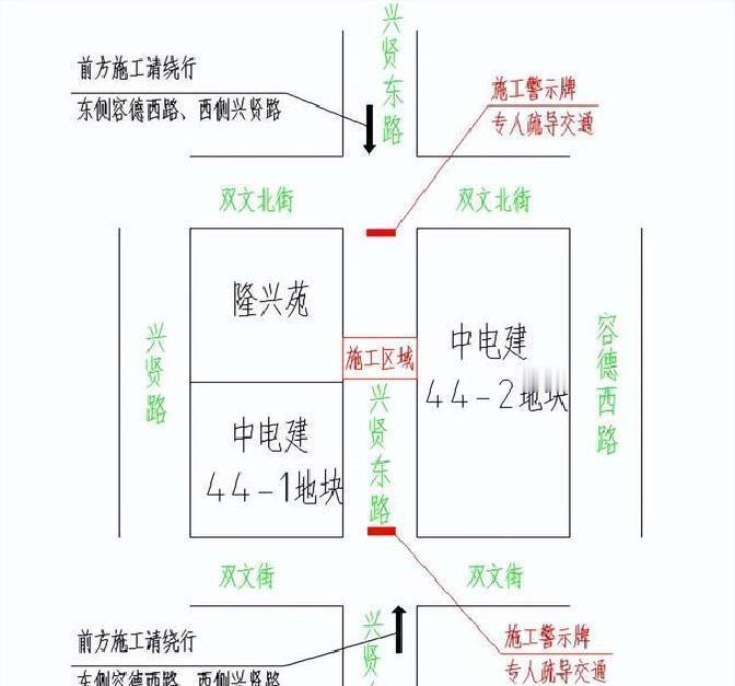 容东的朋友们，赶紧留意下自家门口的路！从明天起，兴贤东路那段从双文街到双文北街，