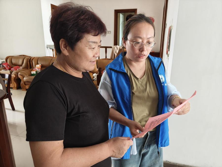 仙营街道东红庙社区：入户宣讲移风易俗 筑牢文明乡风根基