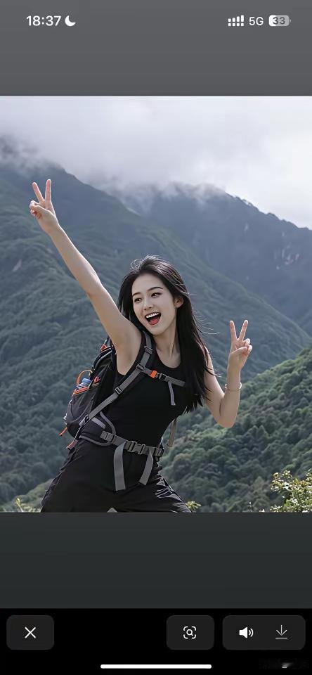 元气满满的一天，从山间徒步开始！🏃‍♀️🏔️