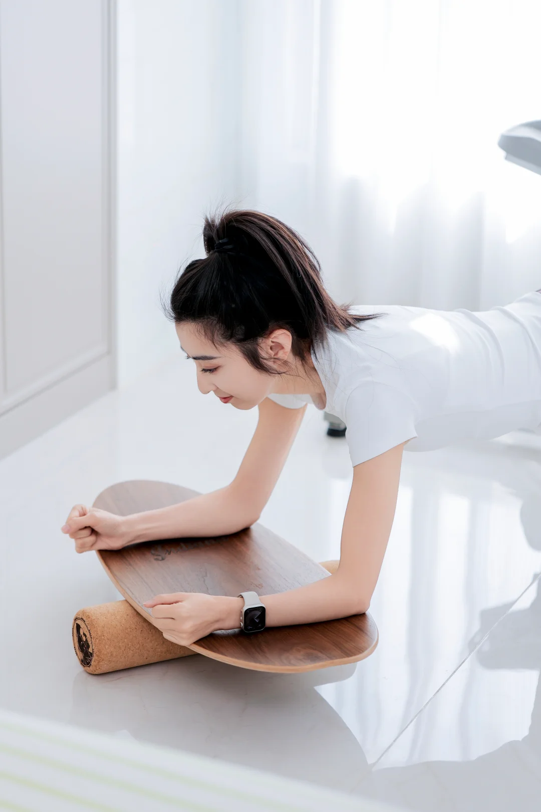 没事就练练核心！越来越喜欢这样的自己！