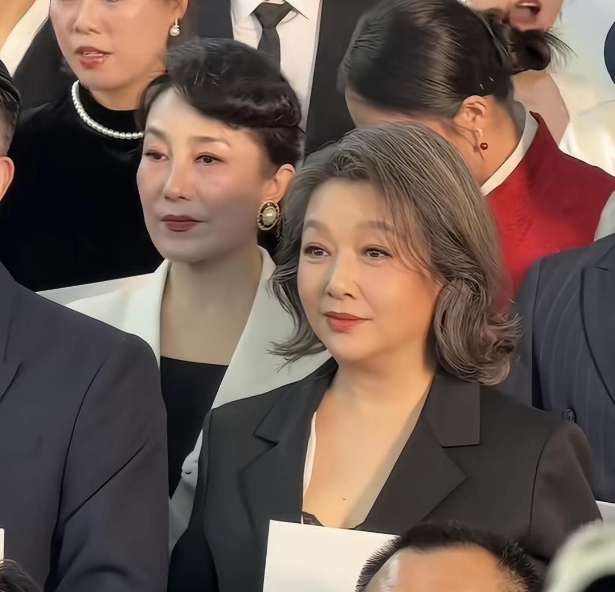 岁月从不会放过谁，江珊也添了白发与细纹。可她就像那辆经典法拉利，时光磨不去骨子里