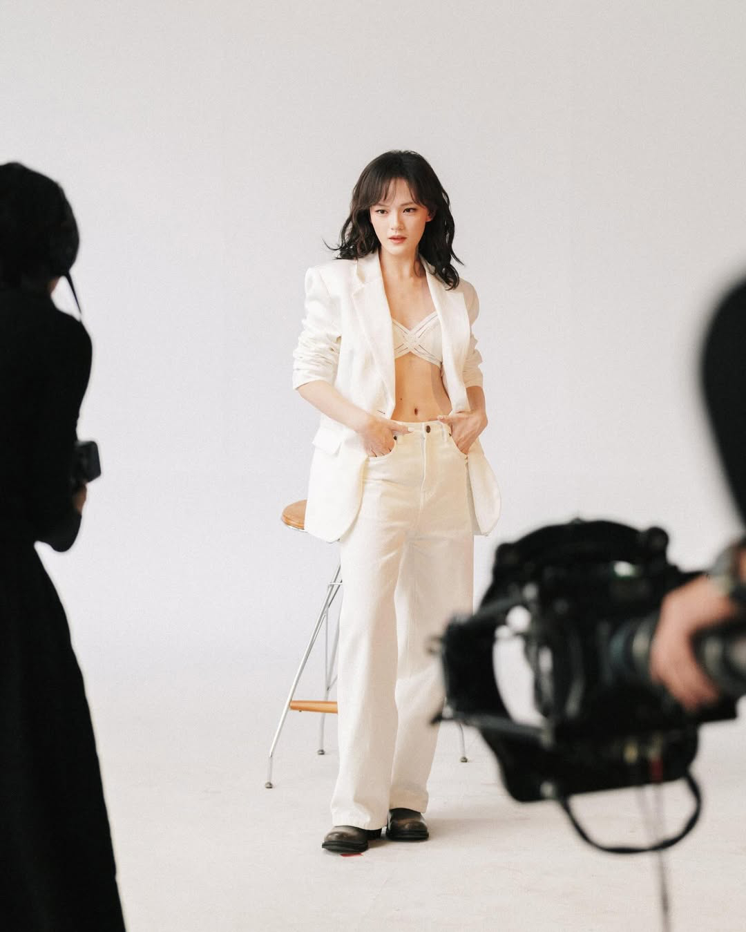 文淇好漂亮的拍摄花絮✨ 