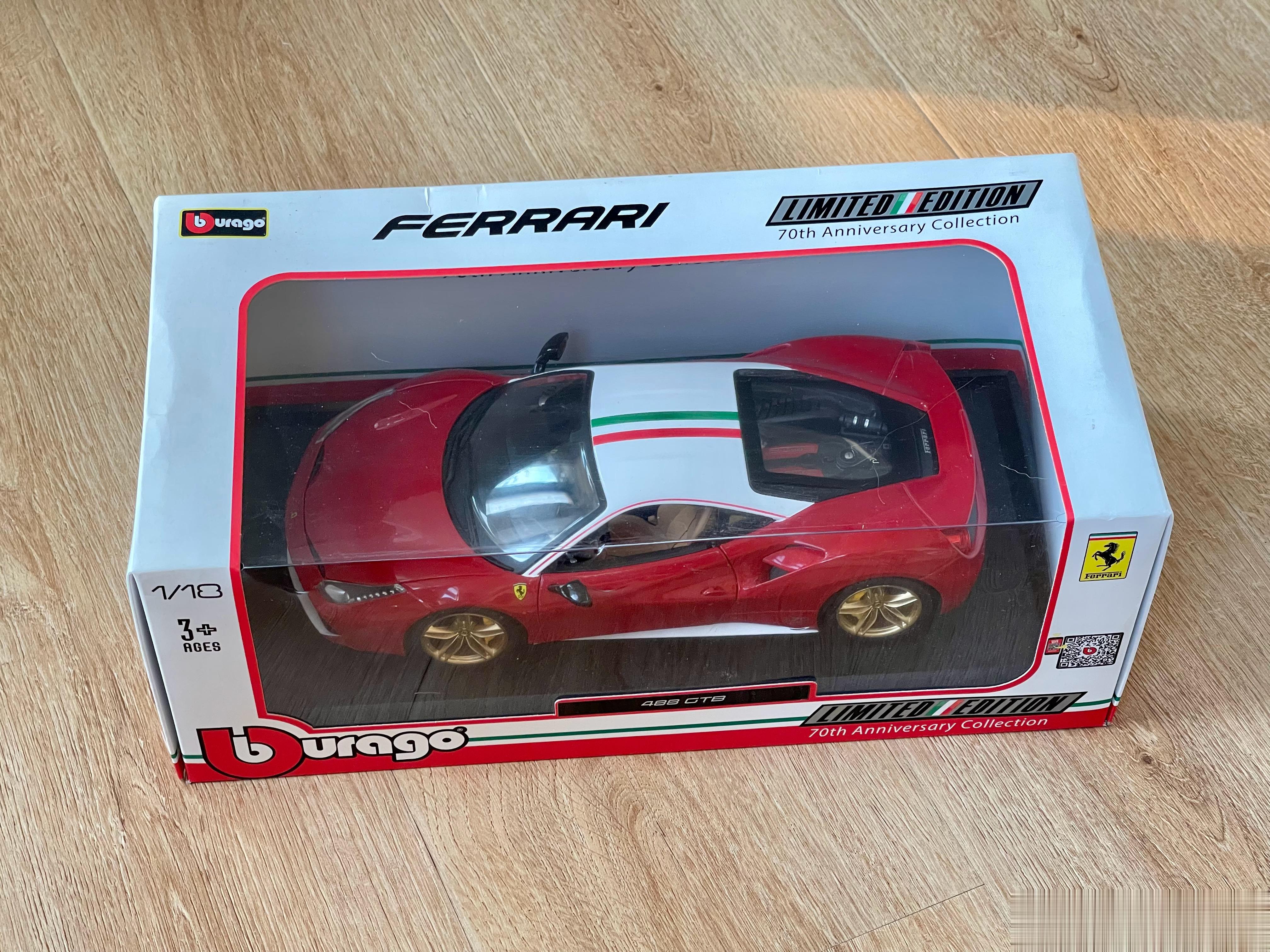 半年前，我分享过一批“法拉利70周年纪念涂装”的模型，遗憾的是，有个隐藏款一直没