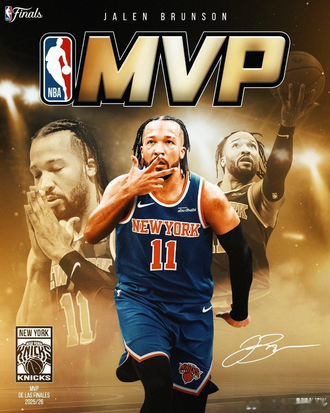 布伦森FMVP 布伦森，实至名归的MVP！ 