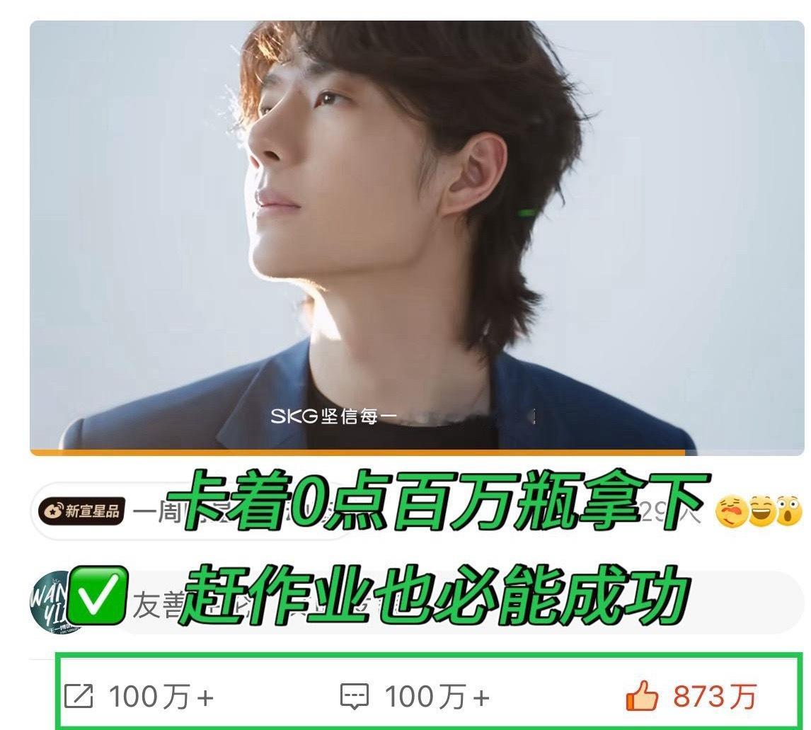 【成绩单查收】真没话说了，你们做📊越来越牛，之前三天才能完成百万瓶论，这次两天
