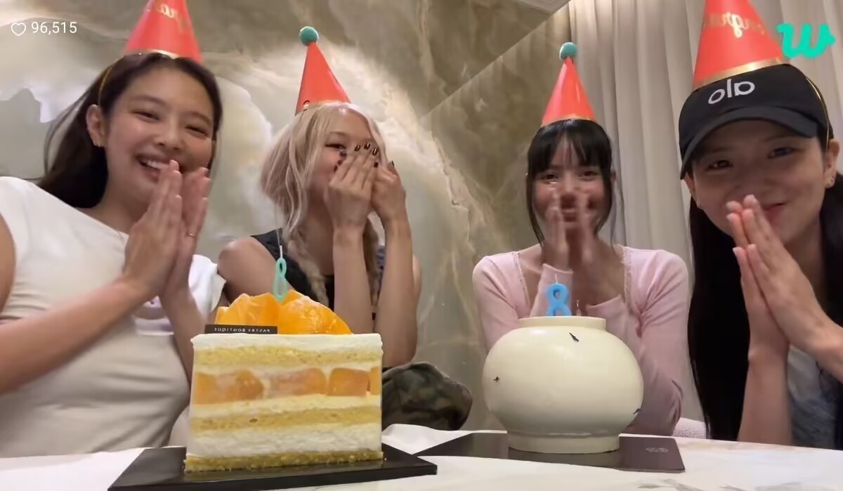 #BLACKPINK直播#BLACKPINK八周年合体直播 ​​​