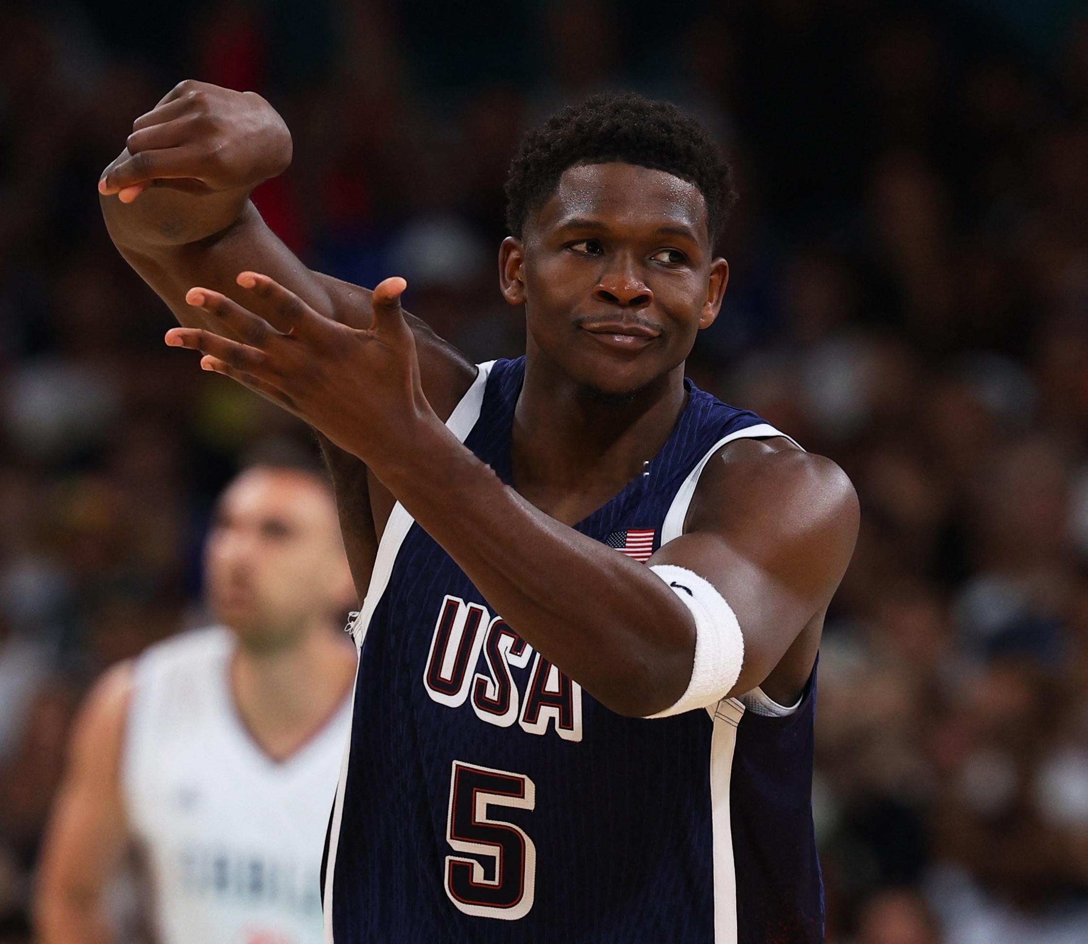 NBA官网预测美国男篮28年奥运会阵容：华子&塔图姆&杰伦领衔巴黎奥运会已经结束