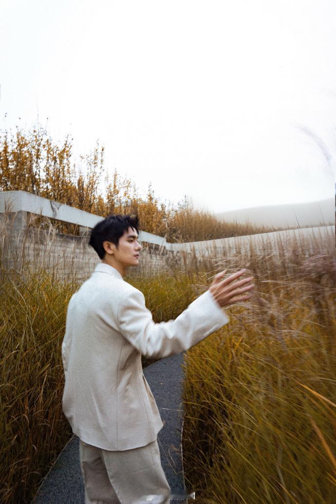 #谢治勋蝴蝶结褶皱西装造型#家人们，这也太帅了吧，不得不说蝴蝶结褶皱西装更是非常