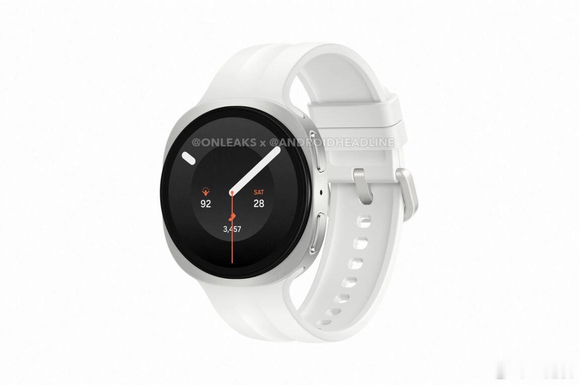 三星 Galaxy Watch9 智能手表渲染图曝光，家族式设计、升级骁龙 We